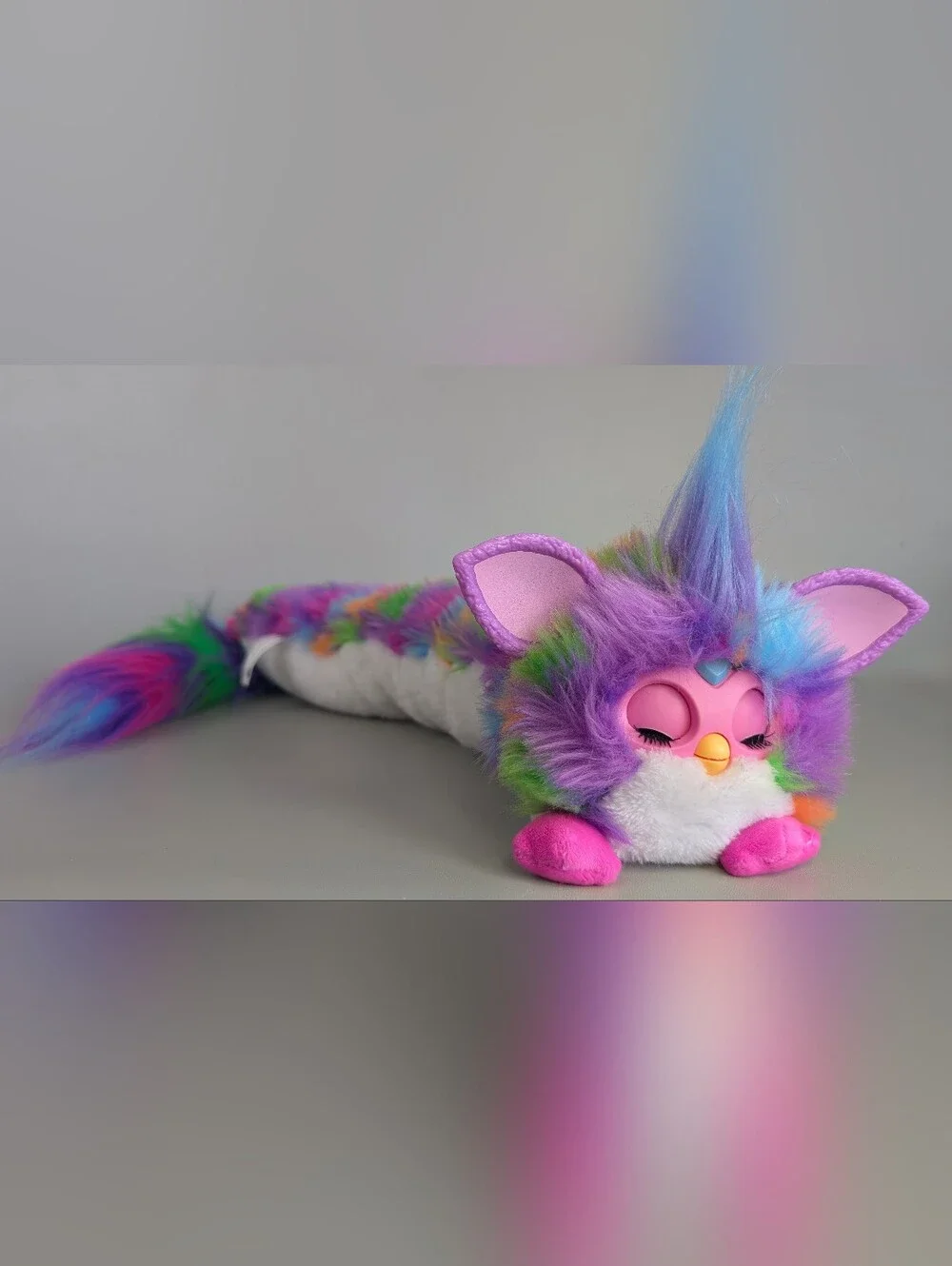 Long Furby DJ Interactive Plush Toy, Lights & Sounds, 32" - Picture 3 of 15